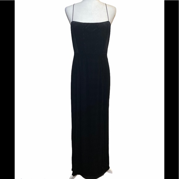 Free people Black Velvet Maxi Dress - Picture 4 of 7